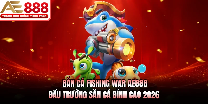 Bắn Cá Fishing War AE888 - Đấu Trường Săn Cá Đỉnh Cao 2026 1 Bắn Cá Fishing War AE888 - Đấu Trường Săn Cá Đỉnh Cao 2026